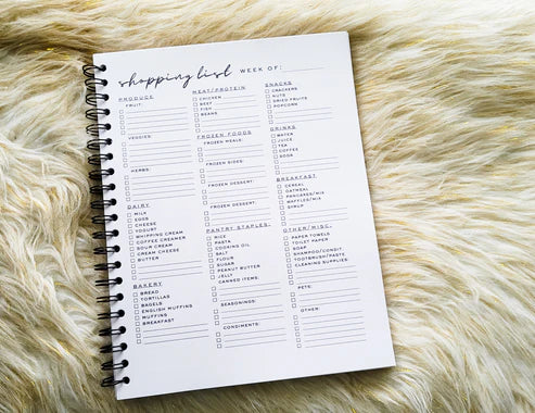 Meal Planning Printed Journal