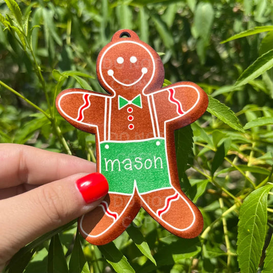 Personalized Gingerbread Ornament