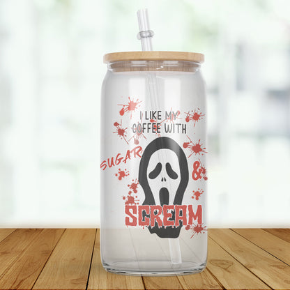 Sugar & Scream Glass Can