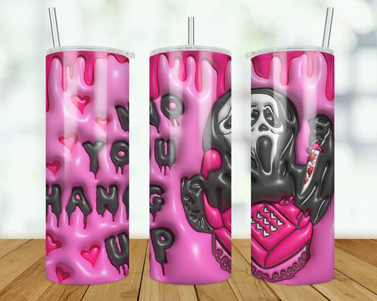 Gobelet soufflé Scream 3D