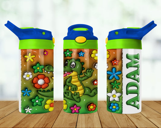 Personalized Alligator Kids Water Bottle