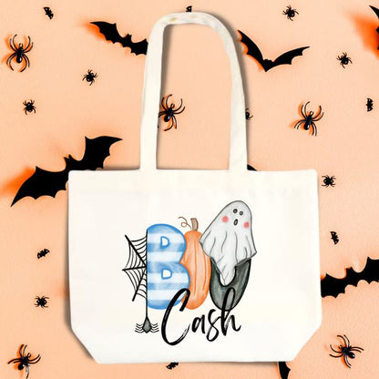 Boo Halloween Personalized Tote