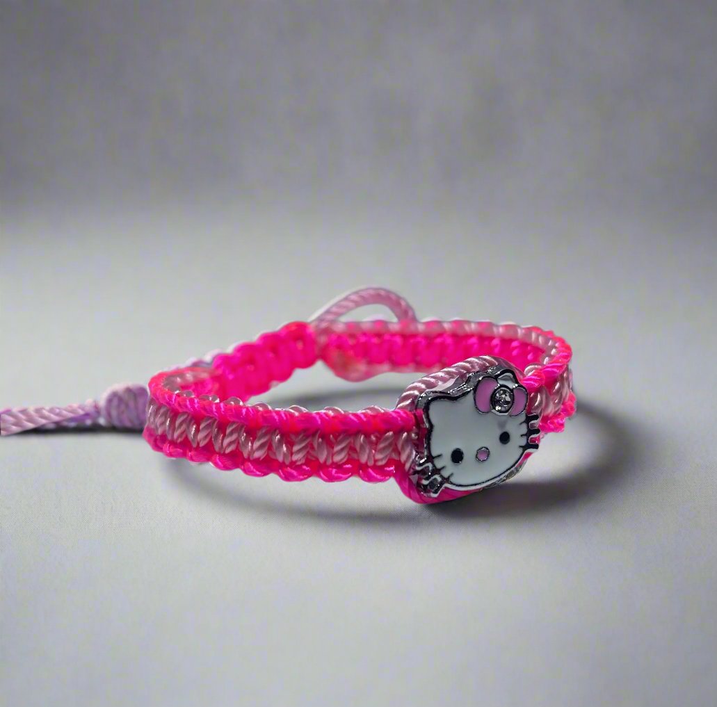 Hello Kitty Braided Friendship Bracelets