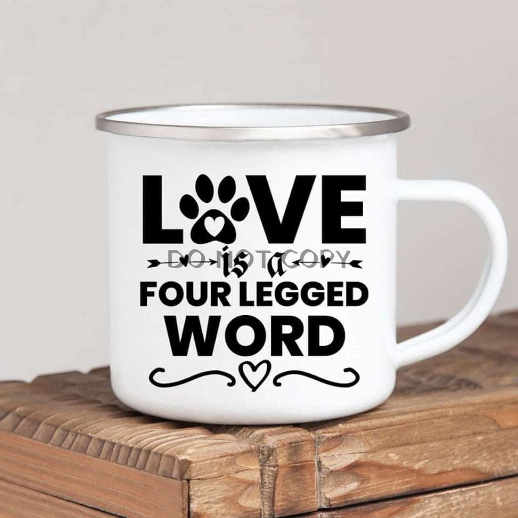 4- Legged Word Mug Drinkware Frankie's Fab Designs