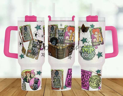 40oz Hocus Pocus Sisters Tumbler 40 oz Tumbers Frankie's Fab Designs