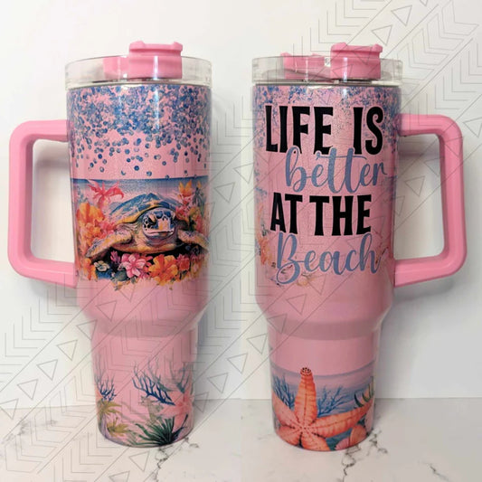 40oz Life Is Better At The Beach Tumbler