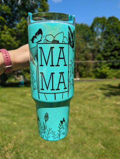 40Oz Mama Floral