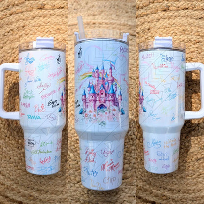 40oz Princess Autographs Tumbler