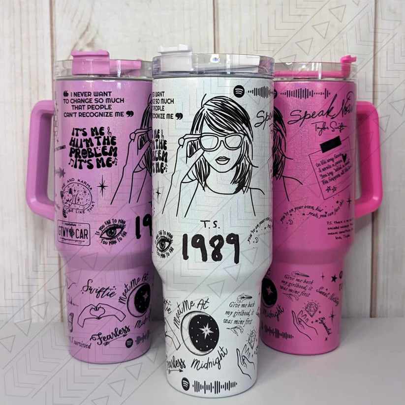 40oz Swiftie Music Eras Tumbler