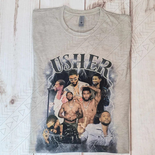 Usher Bootleg Rap T-Shirt - Unisex Graphic T Shirt