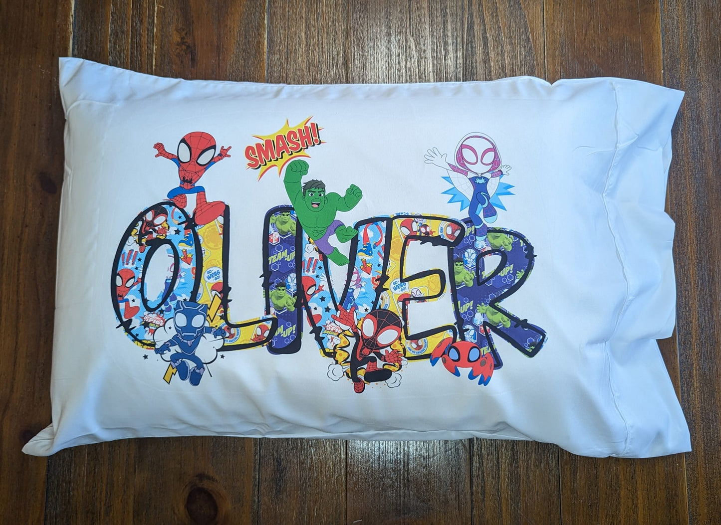 Superhero Personalized Pillowcase
