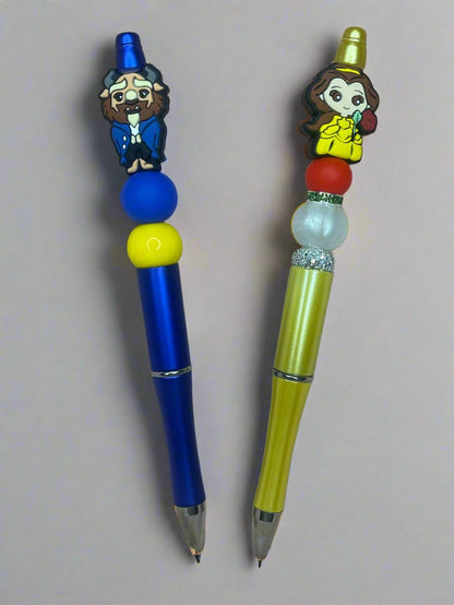 Beauty & The Beast Beaded Pen - Disney Beaded Pen