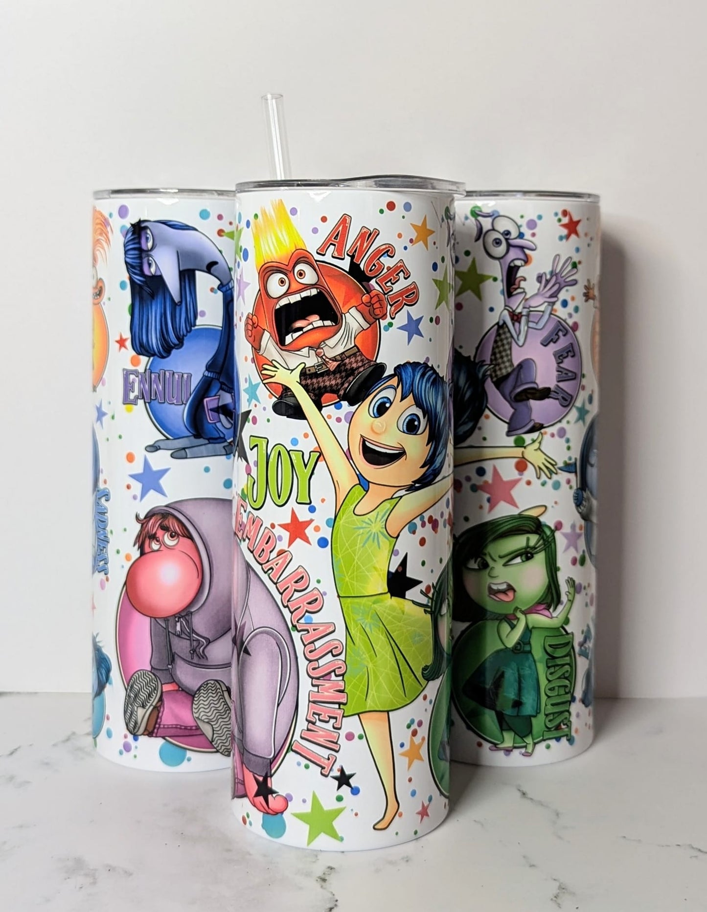 Inside Out 2 Emotions Tumbler
