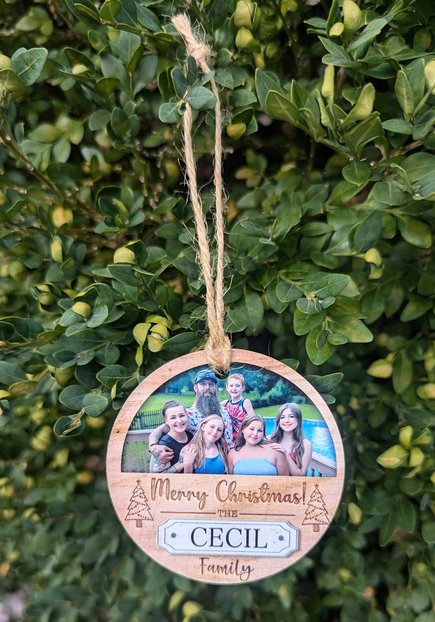 Personalized Picture Ornament