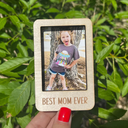 Mother's Day Picture Frame Magnet or Car Visor