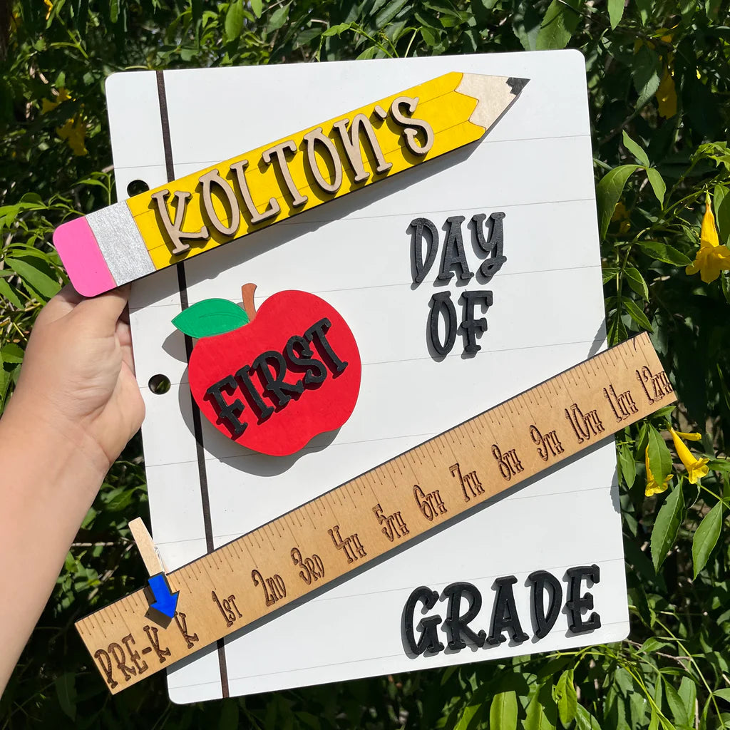 First Day Of School Sign