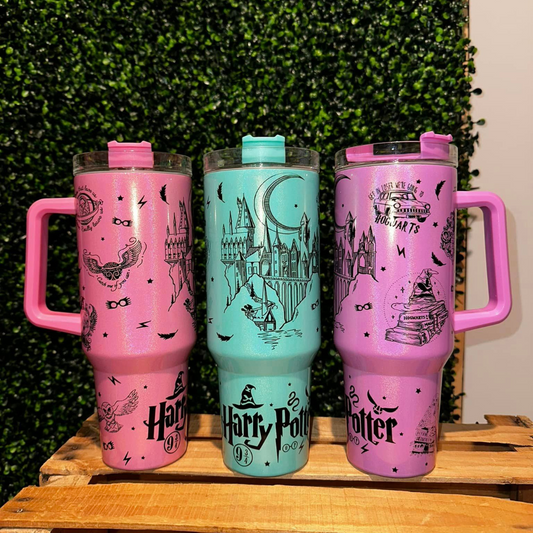 Harry Potter Magical 40oz Tumbler With Handle