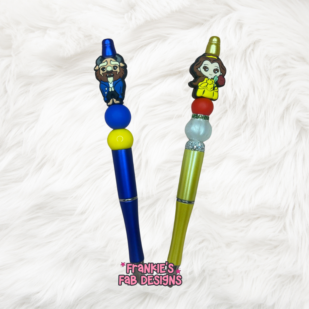 Beauty & The Beast Beaded Pen