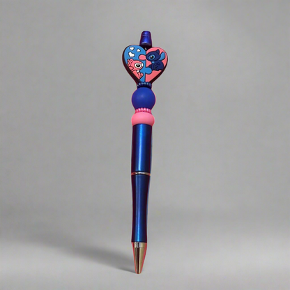 Angel & Stitch Beaded Pen - Cute Beaded Pen