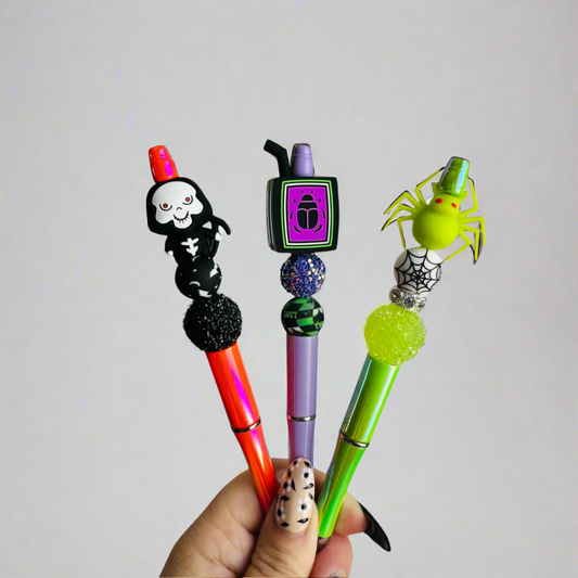 Spooky Fantasy Beaded Pen