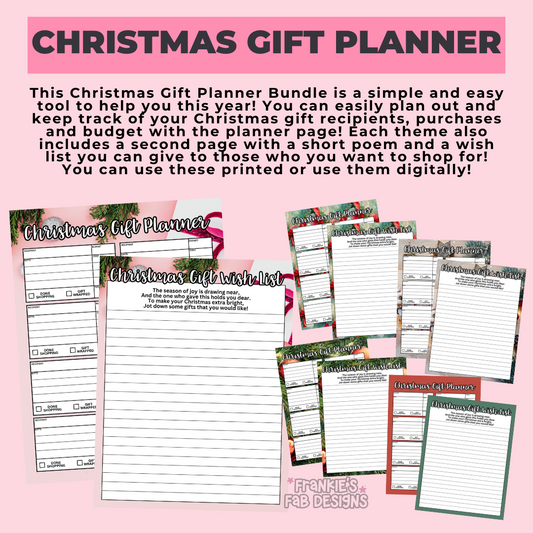 Christmas Gift Planner