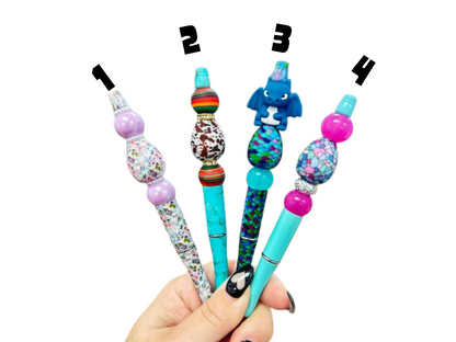 Mini stylos perlés aux œufs