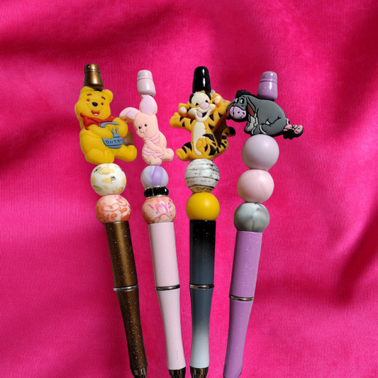 Winnie The Pooh Character Beaded Pen