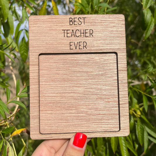 Best Teacher Ever Sticky Note Holder