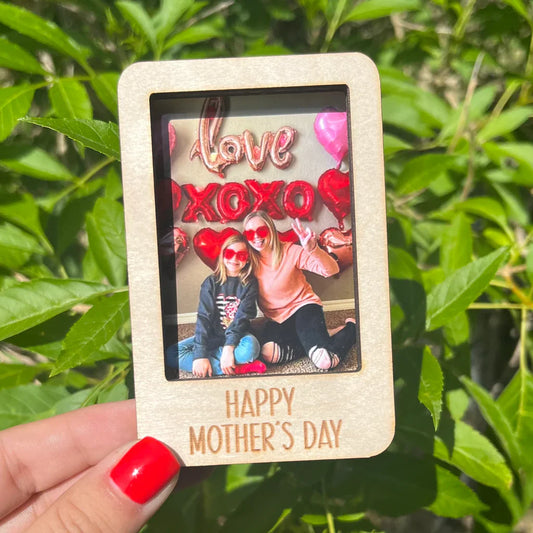 Mother's Day Picture Frame Magnet or Car Visor