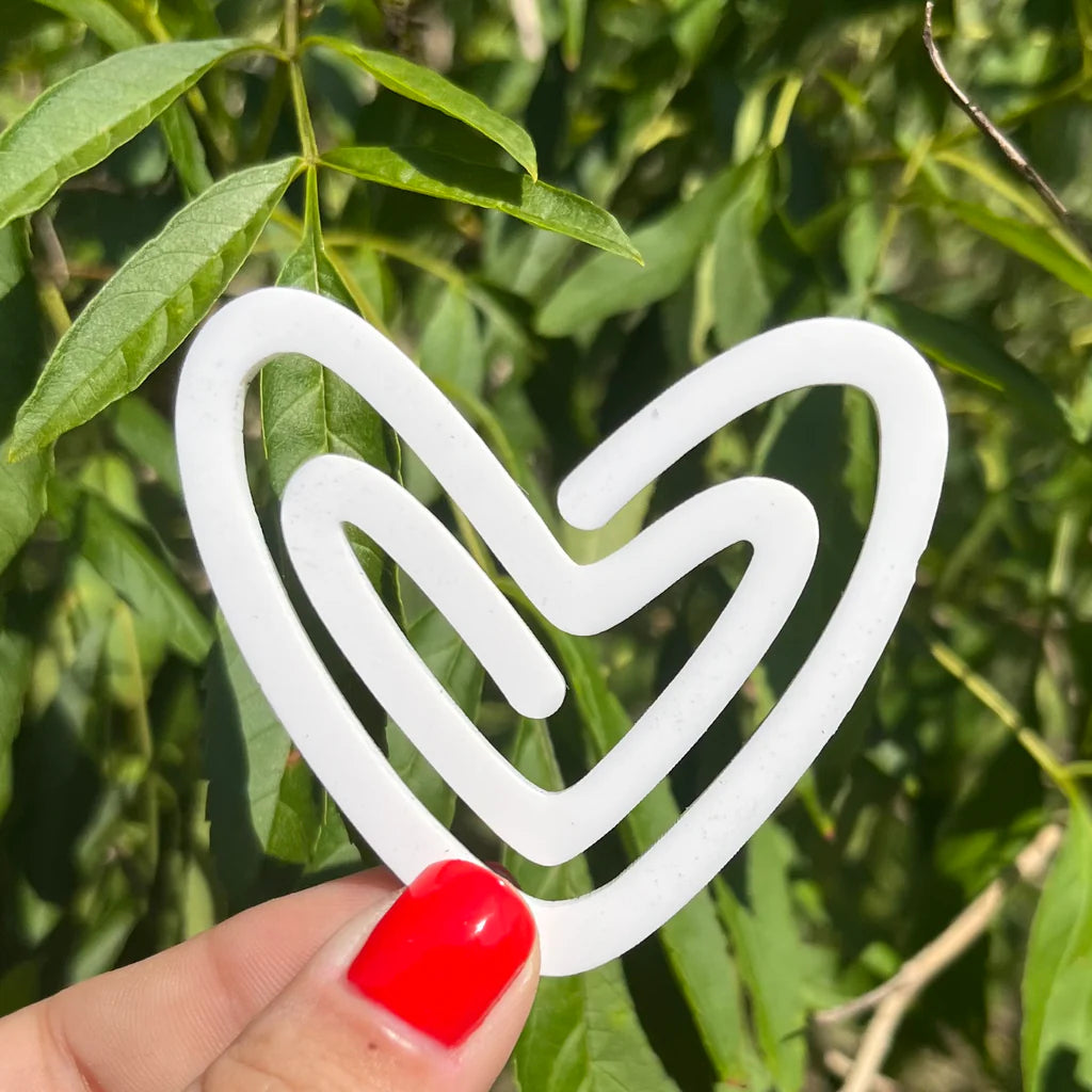 Heart Acrylic Bookmark