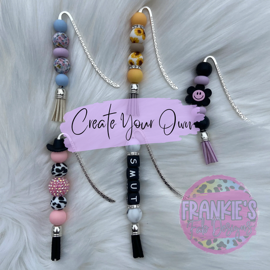 Beaded Metal Bookmark- Create Your Own