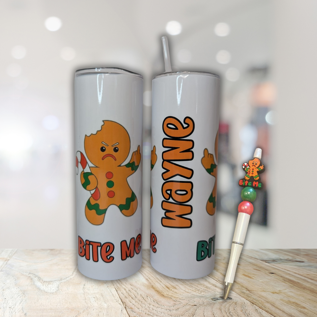 Bite Me Personalized Tumbler Bundle