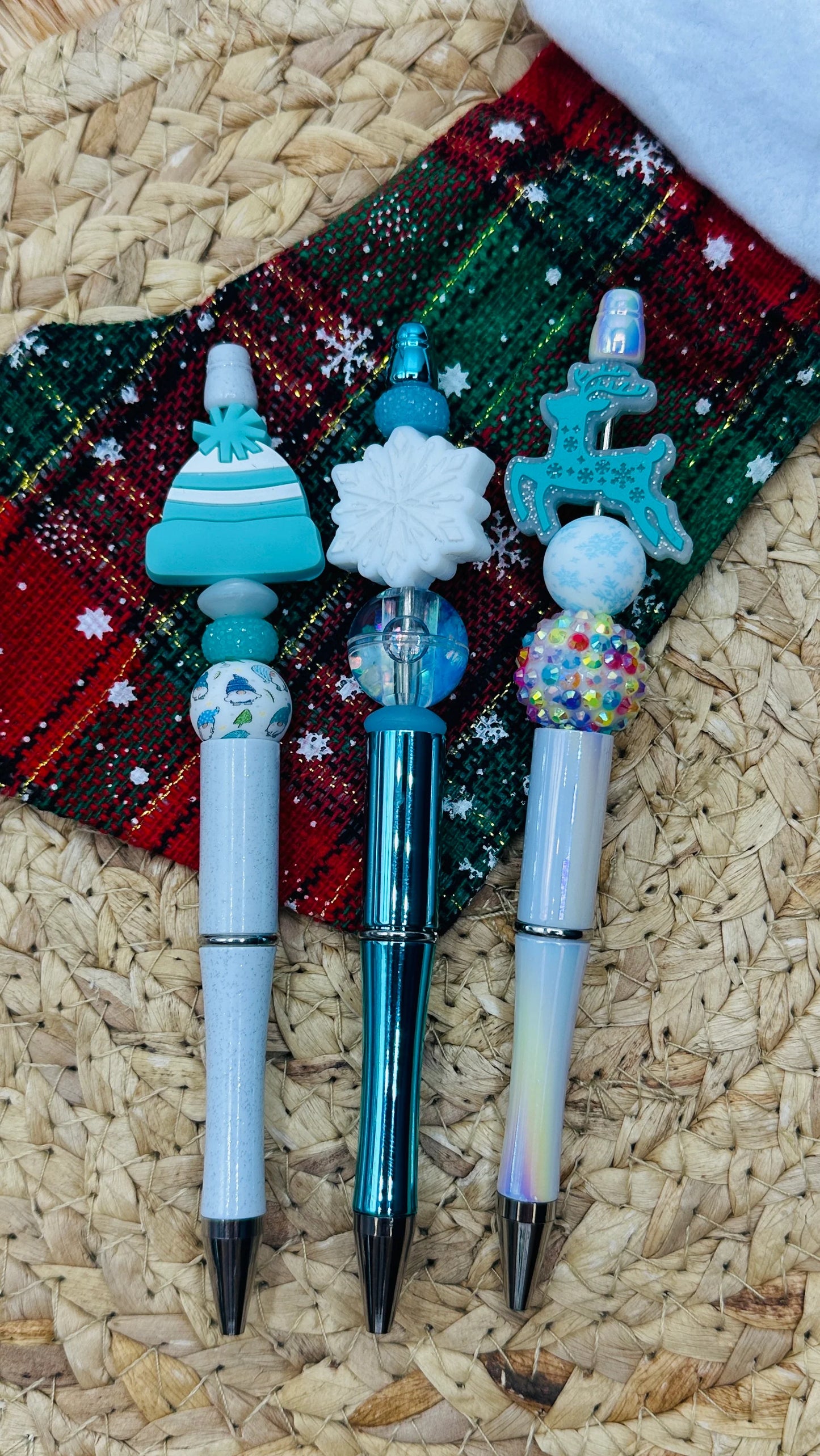 Winter Wonderland Beaded Pens