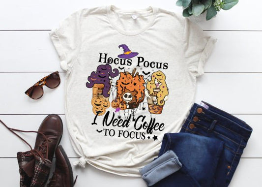 I need Coffee to focus Shirt