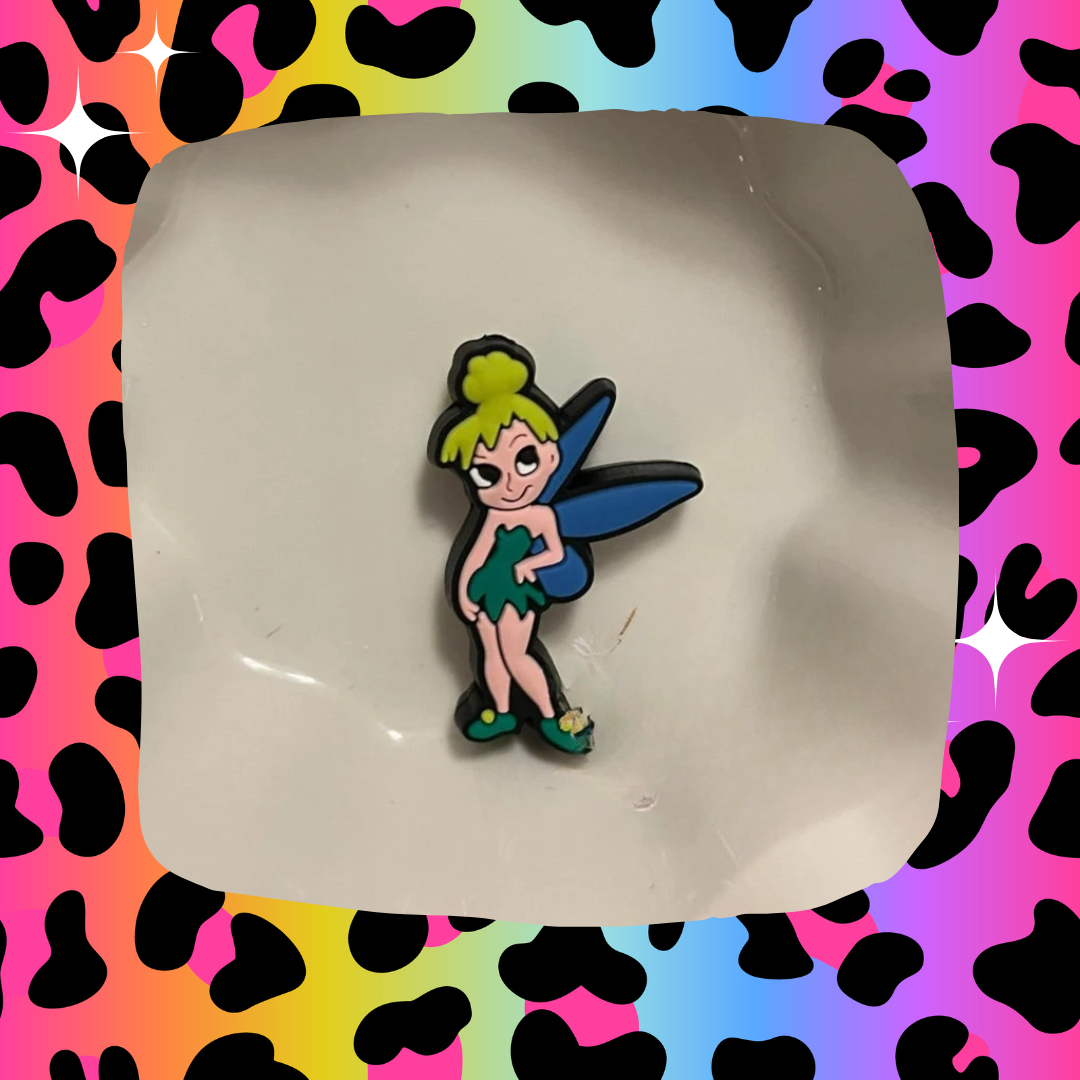 Accessories  Tinkerbell Silicone Focal Bead Keychain Wristlet