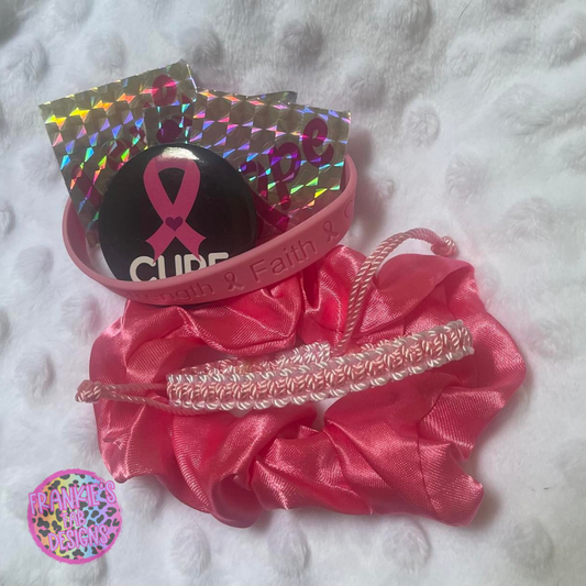 Pack de regalo de pulseras de sensibilización sobre el cáncer de mama