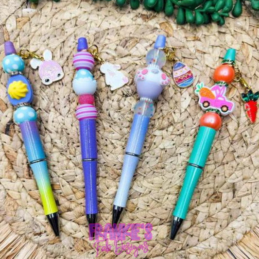 Egg-cellent Easter Beaded Pen With Charm