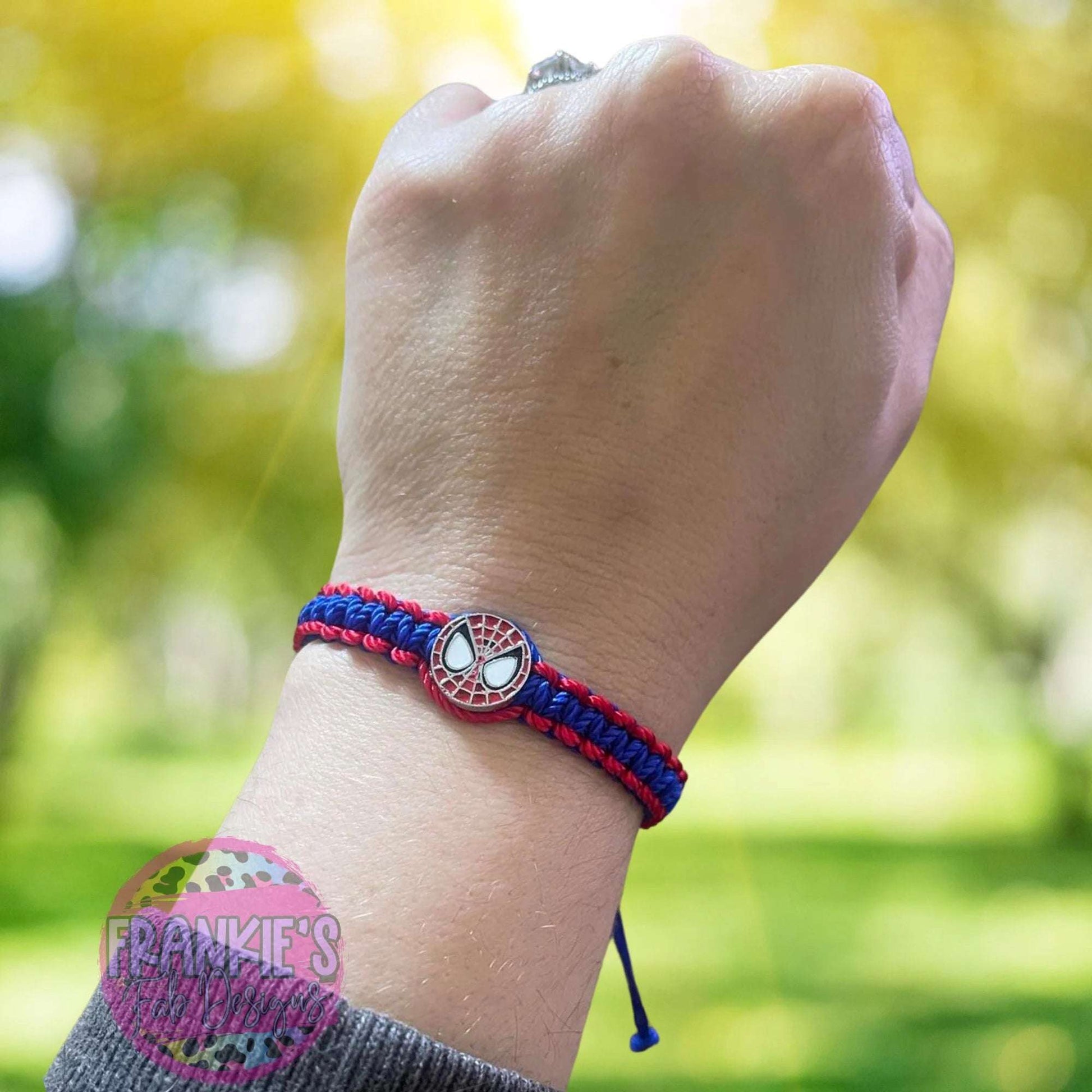 Spiderman Braided Friendship Bracelets For Couples Bracelets Frankie's Fab Designs