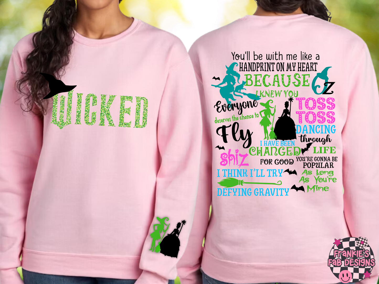 Wicked The Musical Collage Sweatshirt