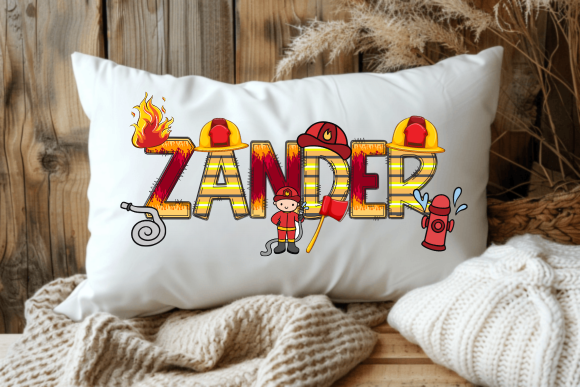 Firefighter Character Personalized Pillowcase