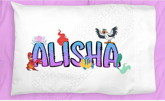 Little Mermaid Personalized Pillowcase