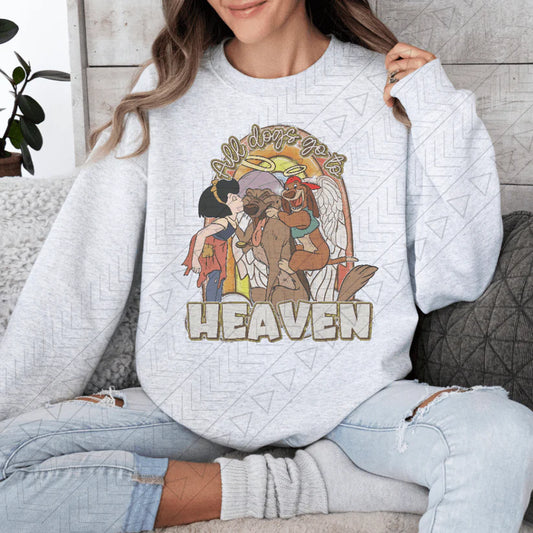 All Dogs Go To Heaven Throwback Sweatshirt