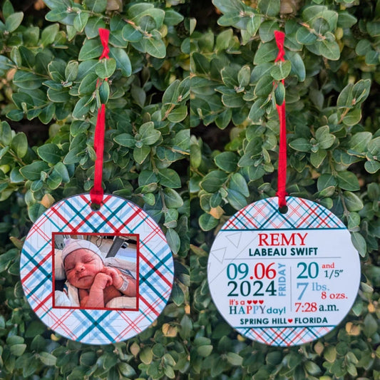 Personalized Baby Picture Ornament