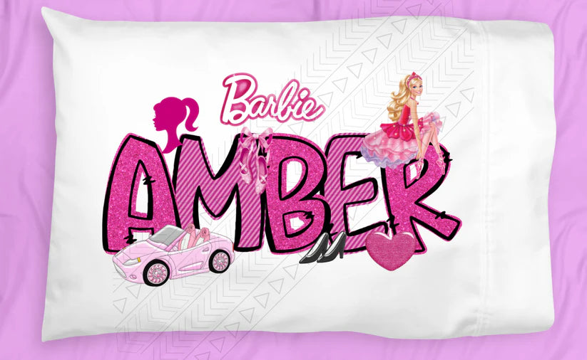 Barbie Personalized Pillowcase