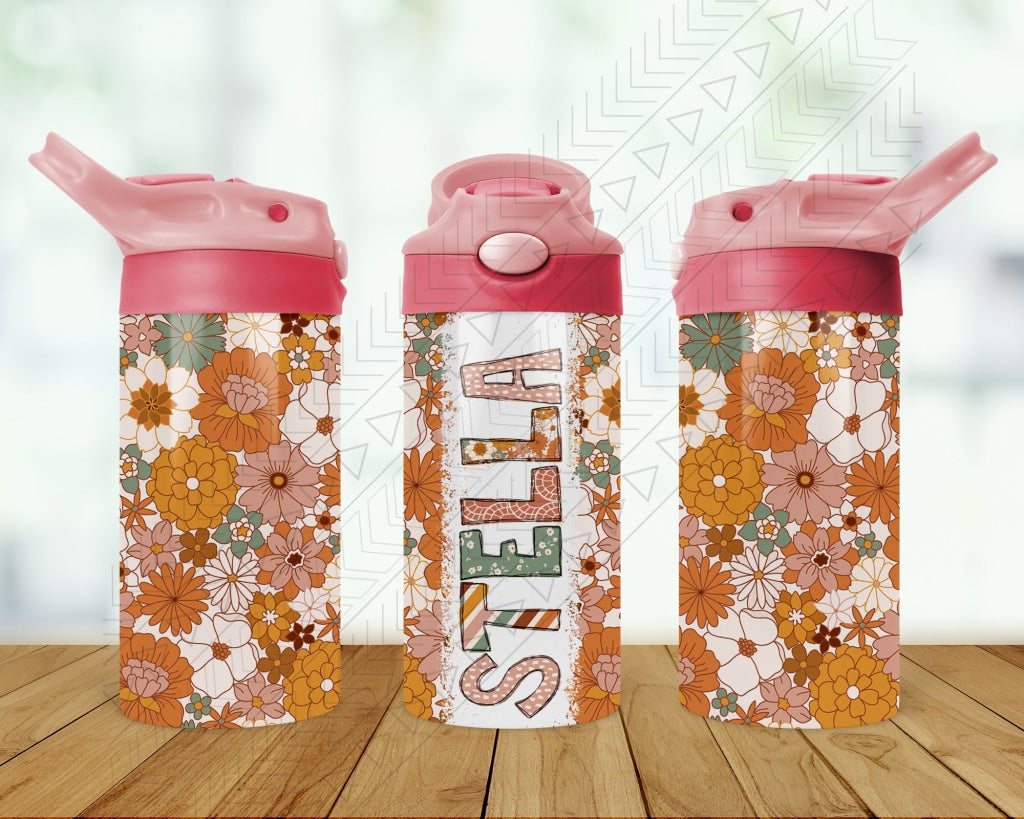 Boho Floral Kids Bottle