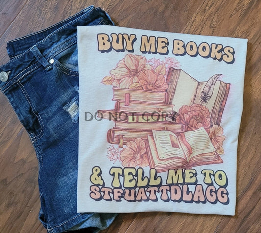 Buy Me Books & Tell To Shirts Tops