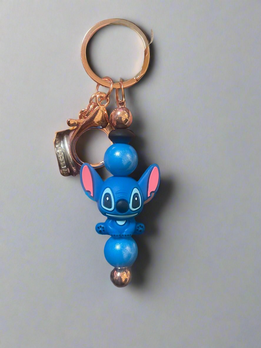 Stitch Beaded Keychain