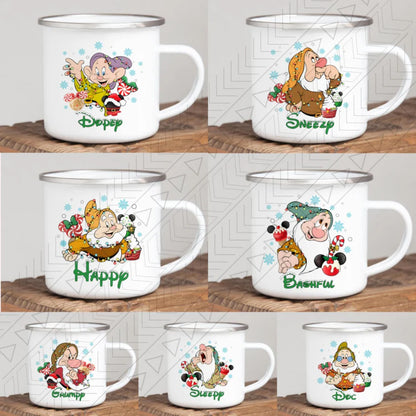 Snow White Christmas Dwarfs Personalized Mug