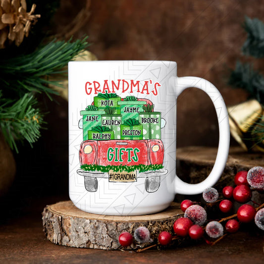 Christmas Truck Personalized Mug