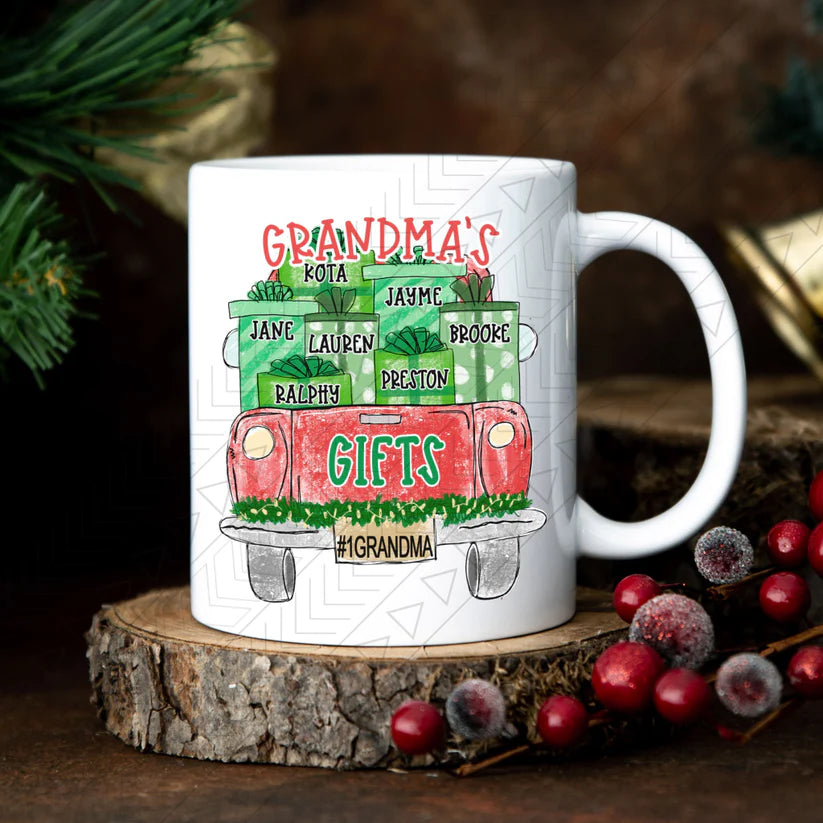 Christmas Truck Personalized Mug